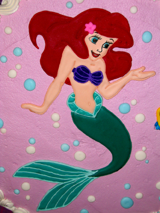 Ariel Birthday Cake on Slocakes    The Little Mermaid